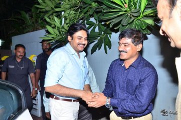 Pawan Kalyan At Andhra Prabha Office Ganesh Pooja